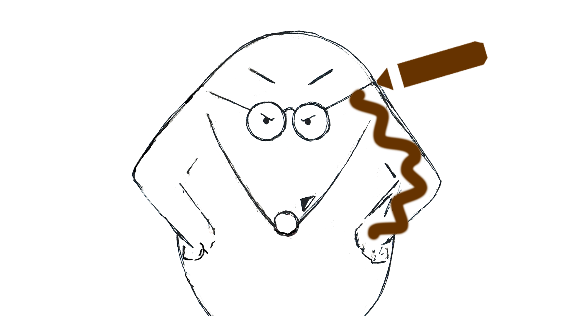 Twrch Colouring Page - Cyw